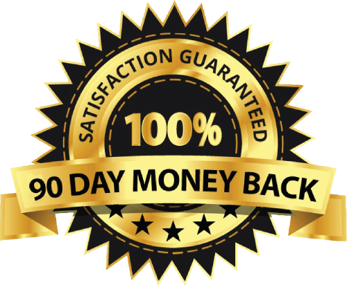90 day money back guarantee badge
